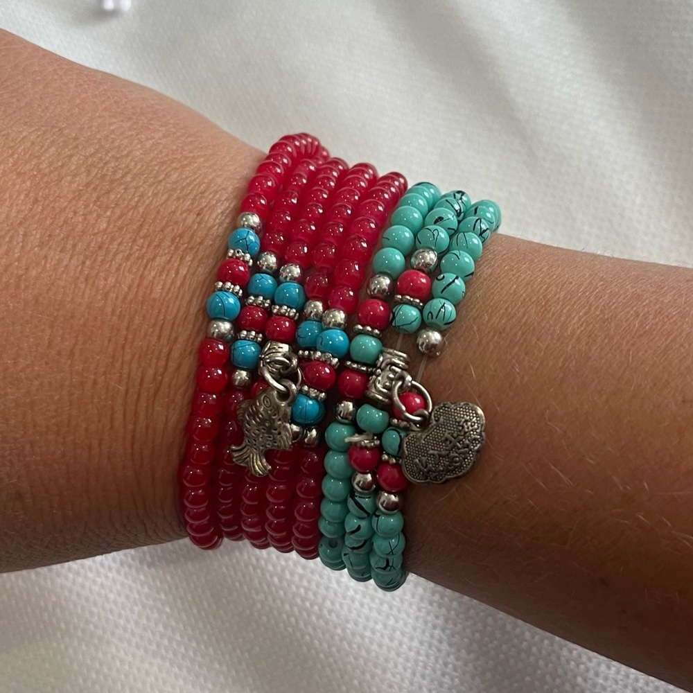 NWOT set of 2 wrap bracelets